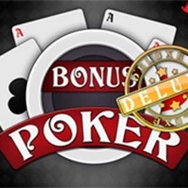 Bonus Poker Deluxe - 3 Hands logo by RTG (Reel Time Gaming) at Spinogrino Casino