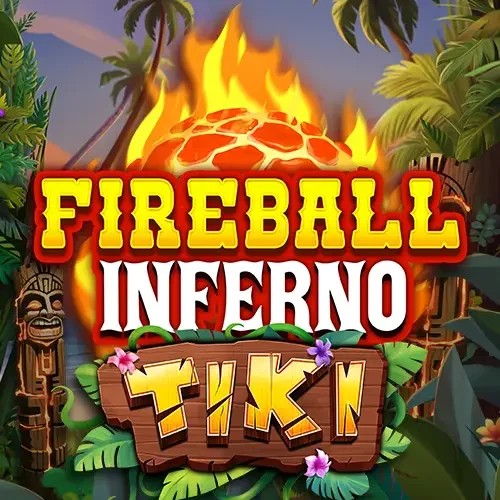 Fireball Inferno Tiki game by NetEnt – logo hosted on Spinogrino Casino